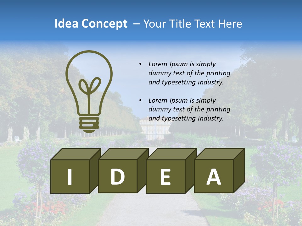 Munich Greenery Baroque PowerPoint Template