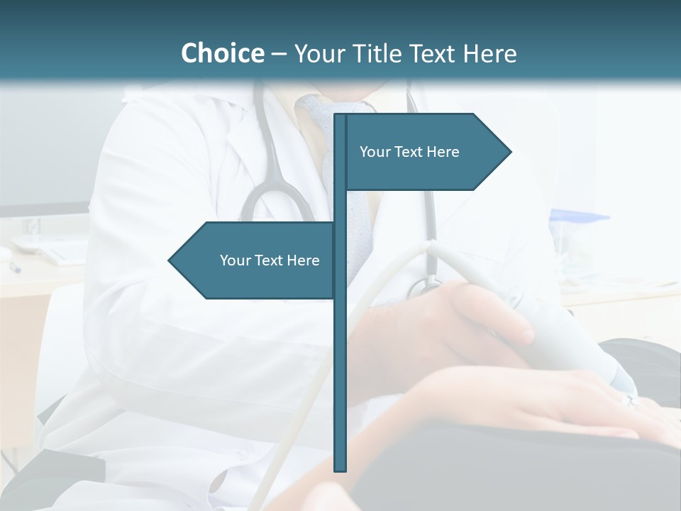 Pregnancy Ultrasound Adult Doctor PowerPoint Template