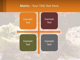 Beef Barbecue Chop PowerPoint Template