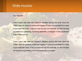 Beef Barbecue Chop PowerPoint Template