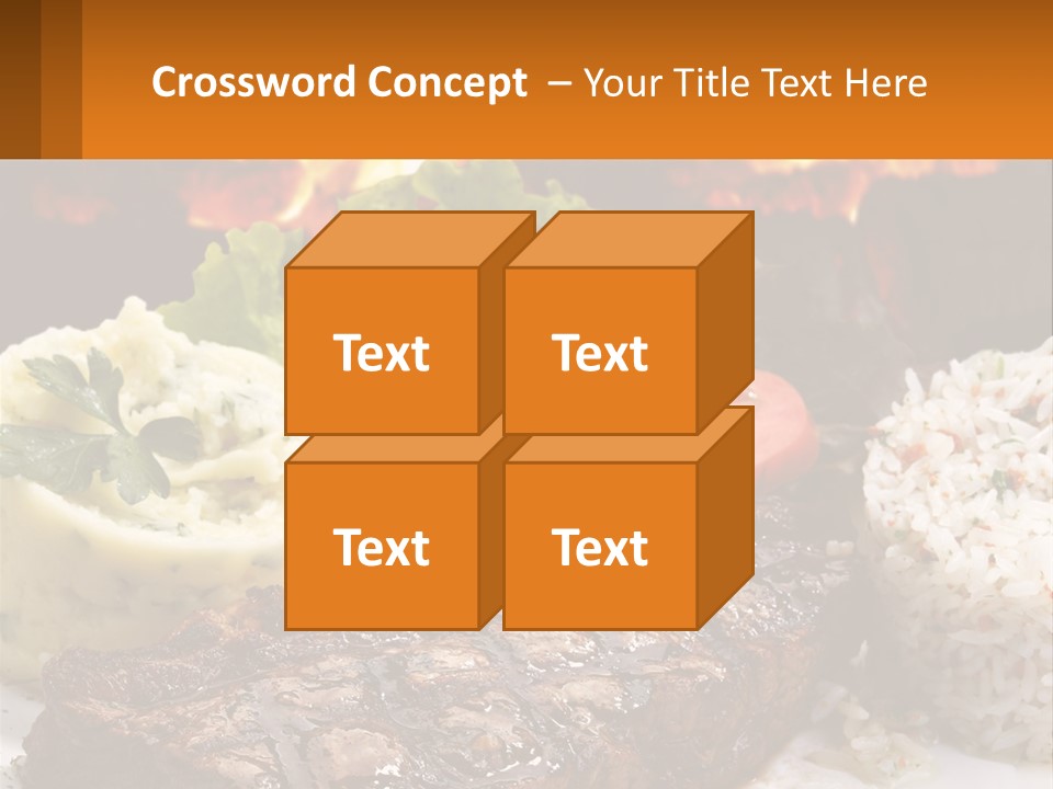 Beef Barbecue Chop PowerPoint Template