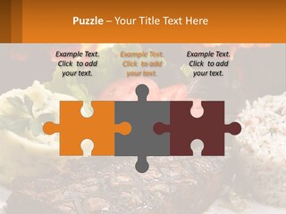 Beef Barbecue Chop PowerPoint Template