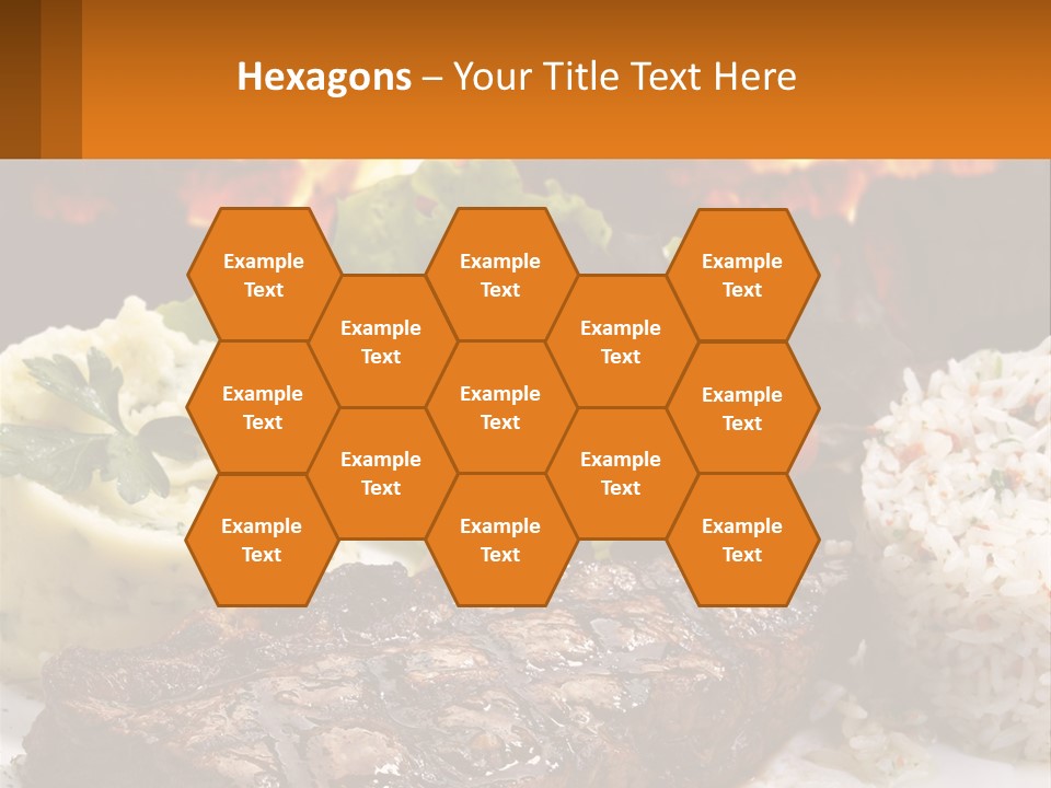 Beef Barbecue Chop PowerPoint Template