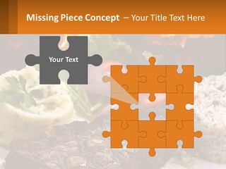 Beef Barbecue Chop PowerPoint Template