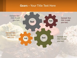 Beef Barbecue Chop PowerPoint Template