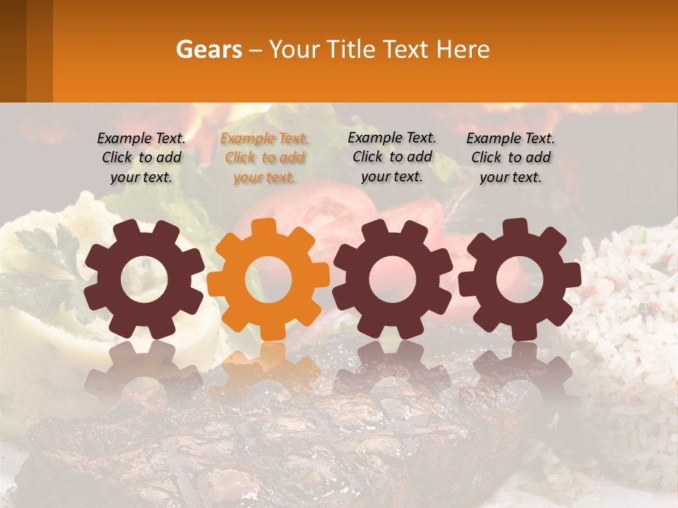 Beef Barbecue Chop PowerPoint Template