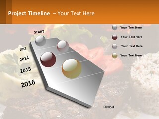 Beef Barbecue Chop PowerPoint Template