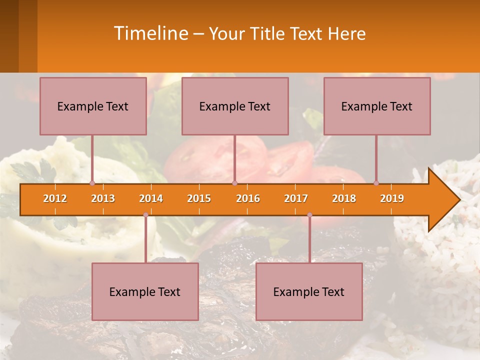 Beef Barbecue Chop PowerPoint Template
