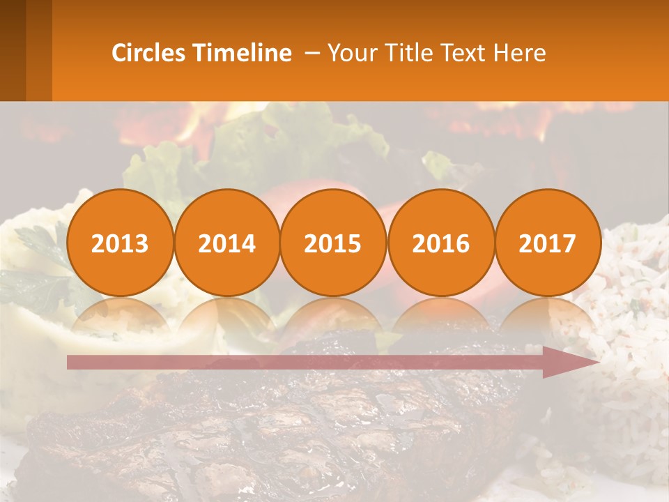 Beef Barbecue Chop PowerPoint Template