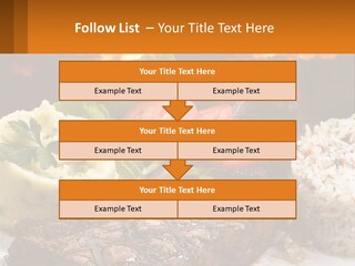 Beef Barbecue Chop PowerPoint Template