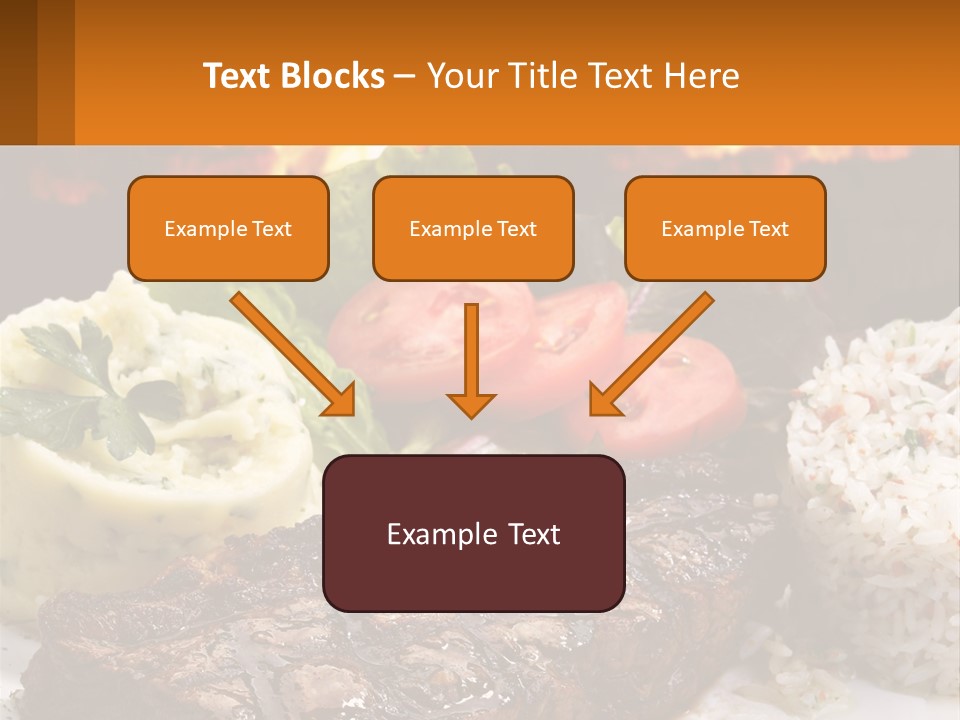 Beef Barbecue Chop PowerPoint Template