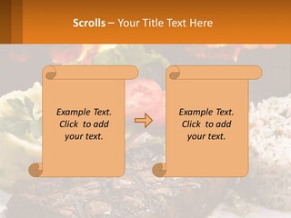 Beef Barbecue Chop PowerPoint Template
