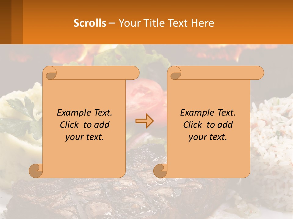 Beef Barbecue Chop PowerPoint Template