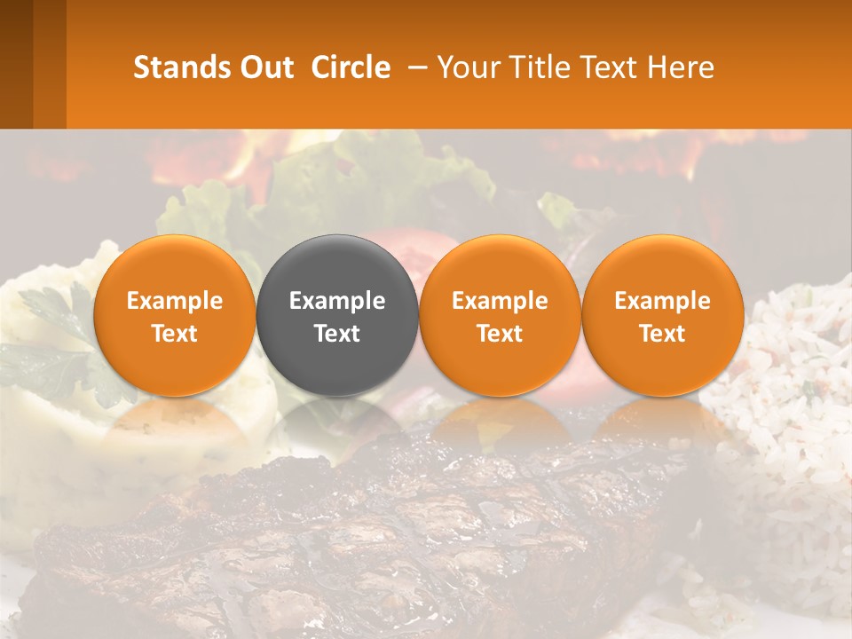 Beef Barbecue Chop PowerPoint Template