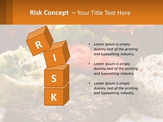 Beef Barbecue Chop PowerPoint Template