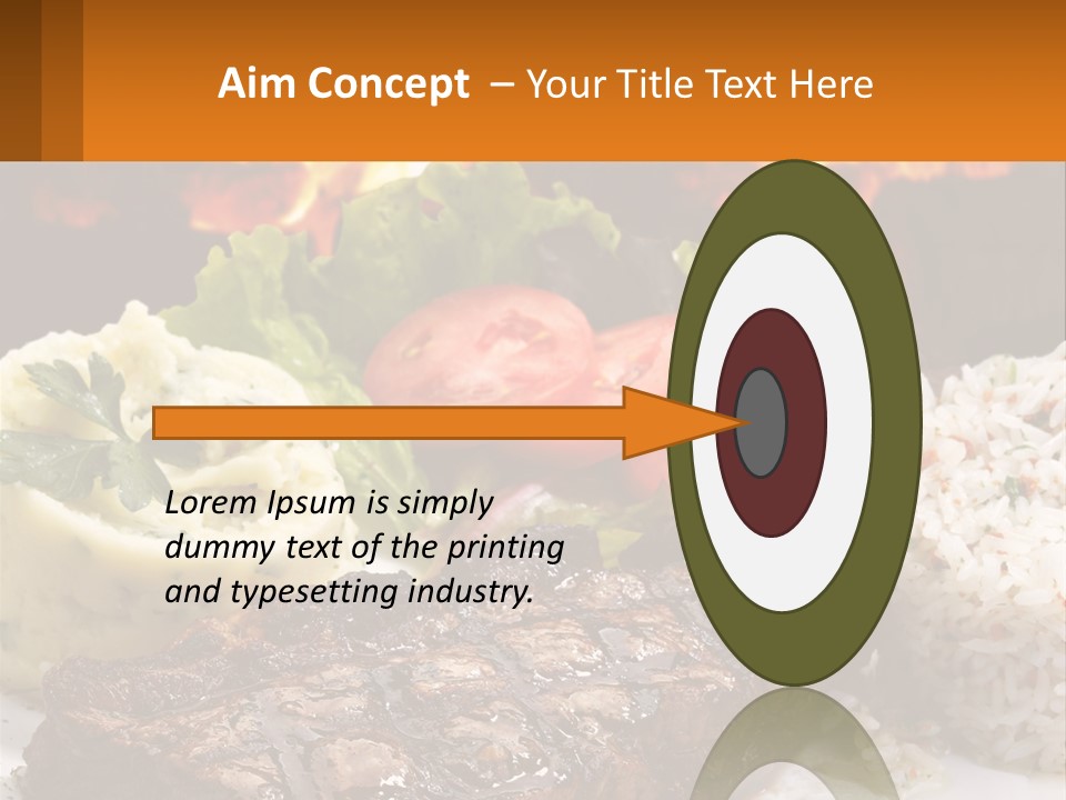 Beef Barbecue Chop PowerPoint Template