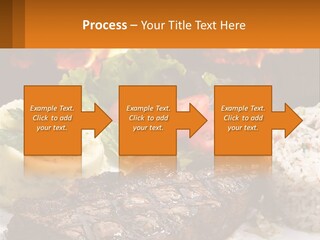 Beef Barbecue Chop PowerPoint Template
