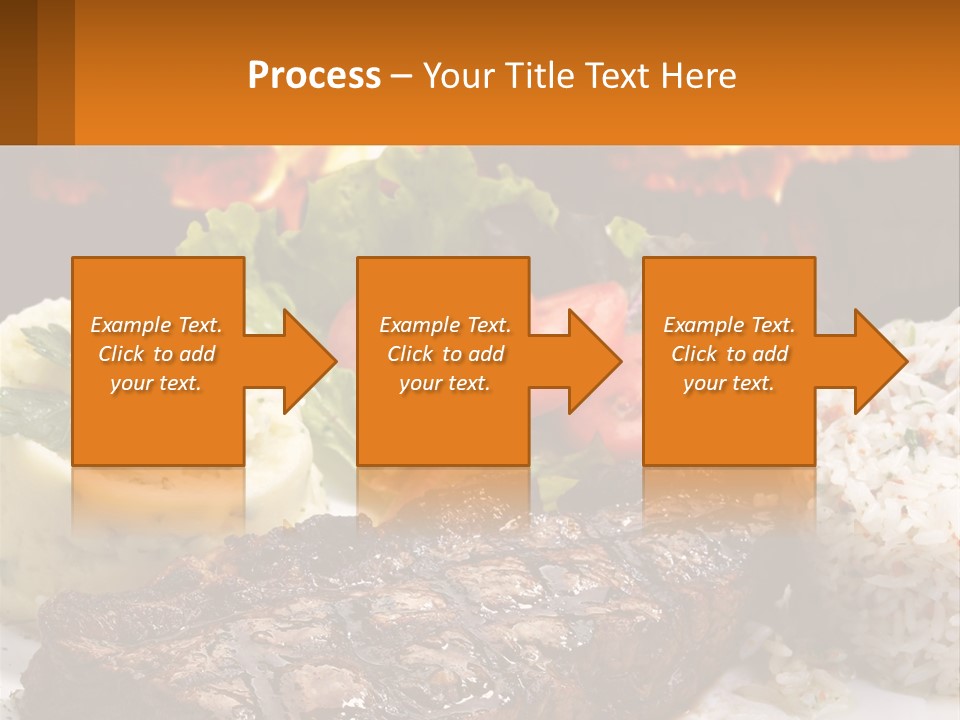 Beef Barbecue Chop PowerPoint Template