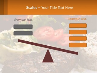Beef Barbecue Chop PowerPoint Template