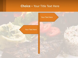 Beef Barbecue Chop PowerPoint Template