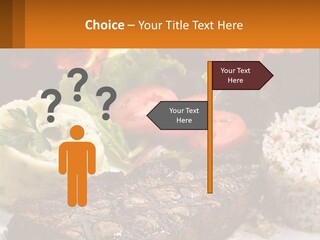 Beef Barbecue Chop PowerPoint Template