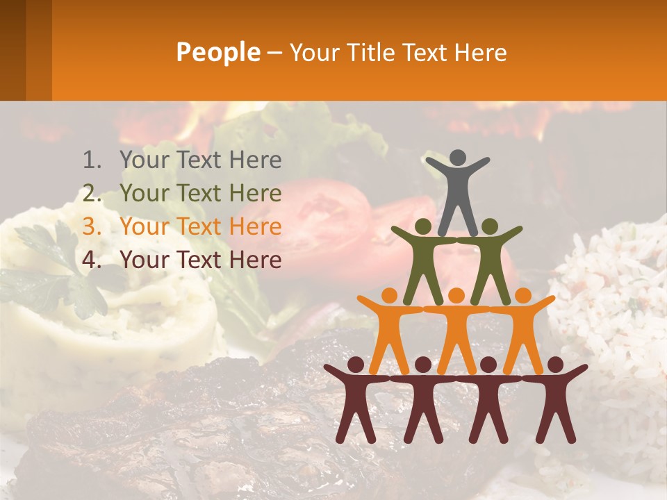 Beef Barbecue Chop PowerPoint Template
