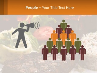 Beef Barbecue Chop PowerPoint Template