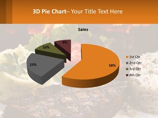 Beef Barbecue Chop PowerPoint Template
