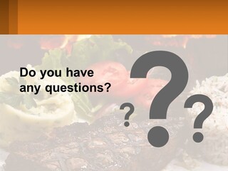 Beef Barbecue Chop PowerPoint Template