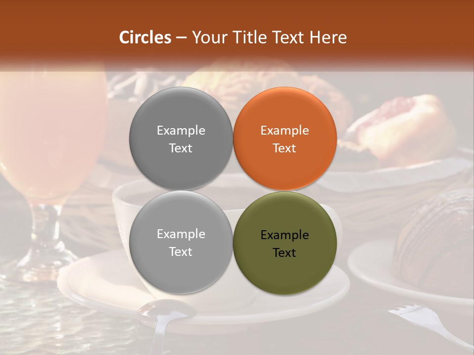 Peanut Calorie Cheese PowerPoint Template