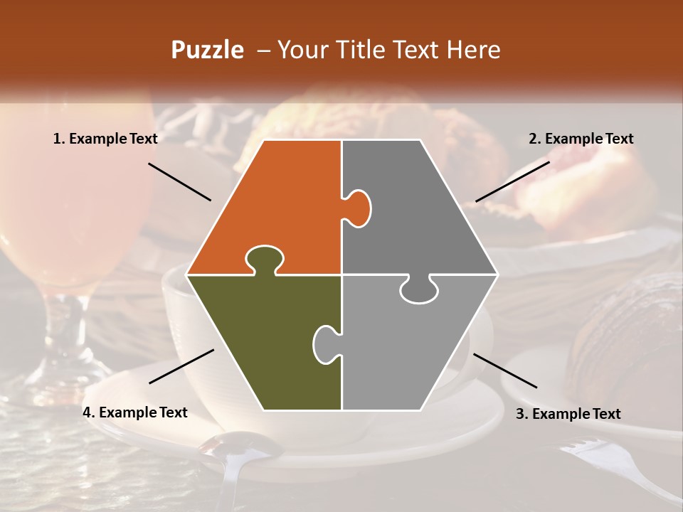 Peanut Calorie Cheese PowerPoint Template