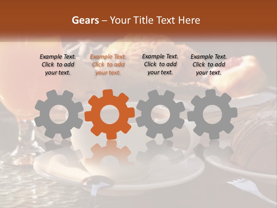 Peanut Calorie Cheese PowerPoint Template