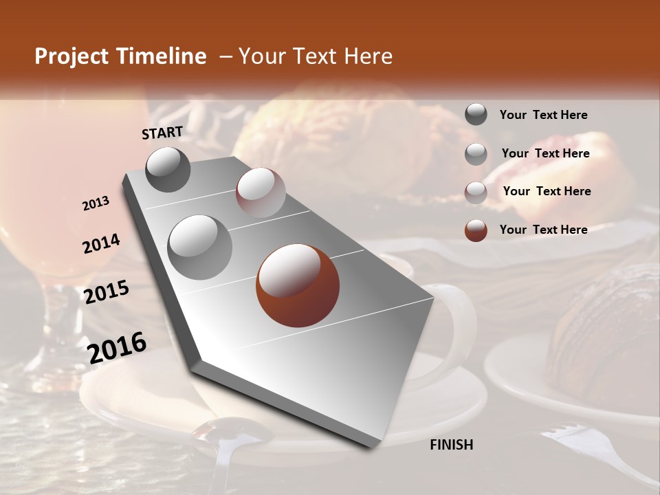 Peanut Calorie Cheese PowerPoint Template