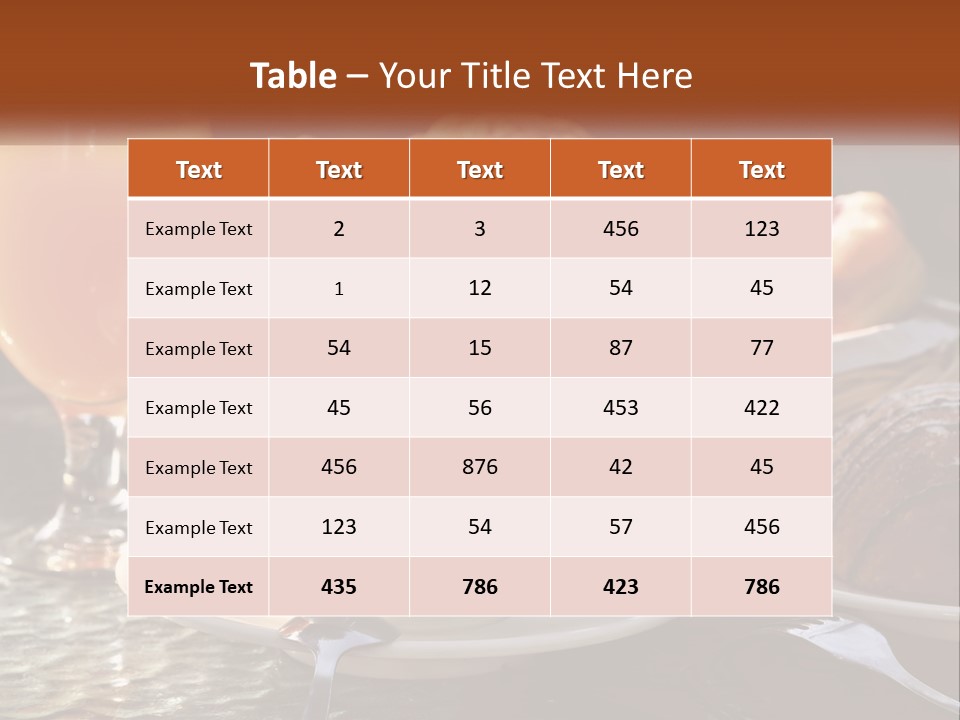 Peanut Calorie Cheese PowerPoint Template