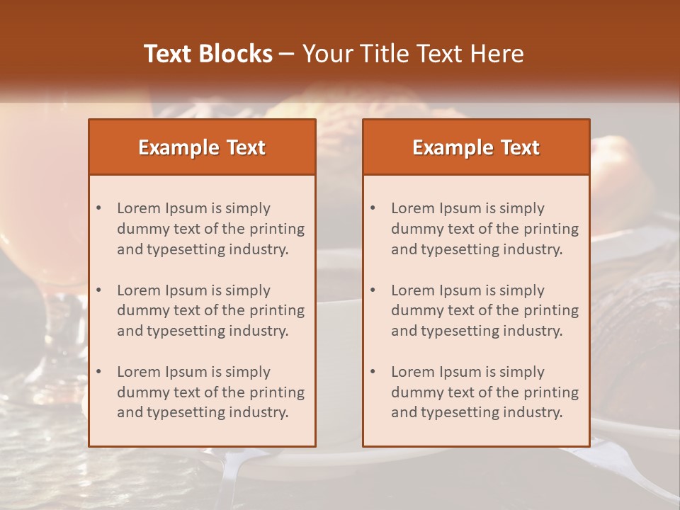 Peanut Calorie Cheese PowerPoint Template