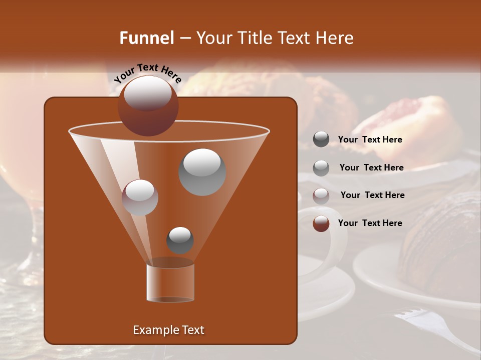 Peanut Calorie Cheese PowerPoint Template