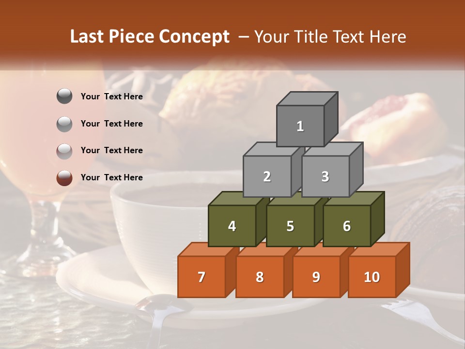 Peanut Calorie Cheese PowerPoint Template