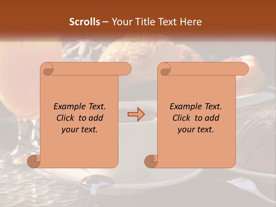 Peanut Calorie Cheese PowerPoint Template