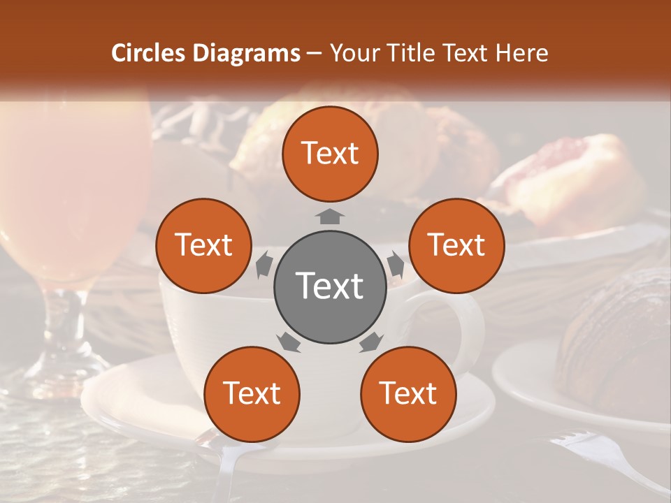 Peanut Calorie Cheese PowerPoint Template