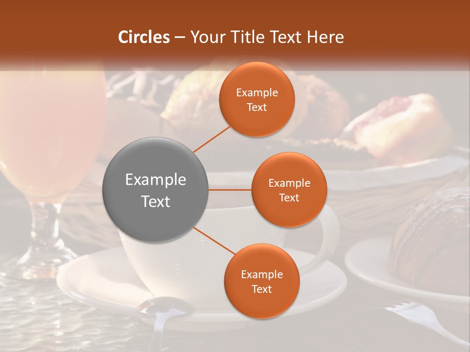 Peanut Calorie Cheese PowerPoint Template