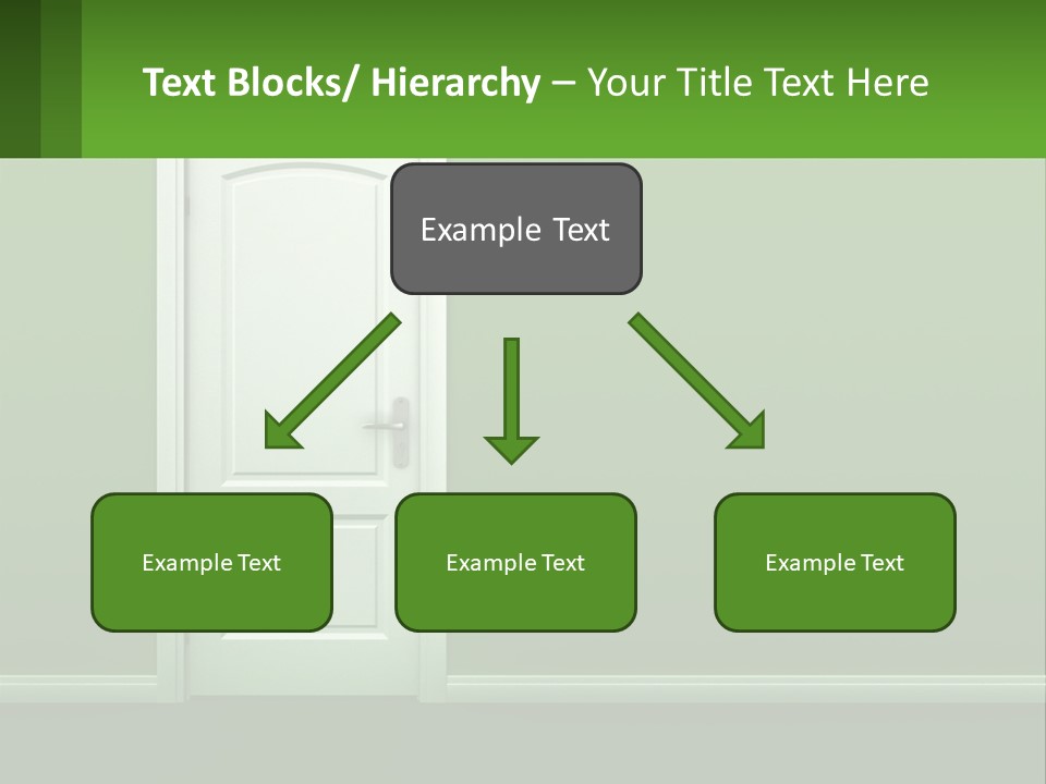 Home Gate Keyhole PowerPoint Template