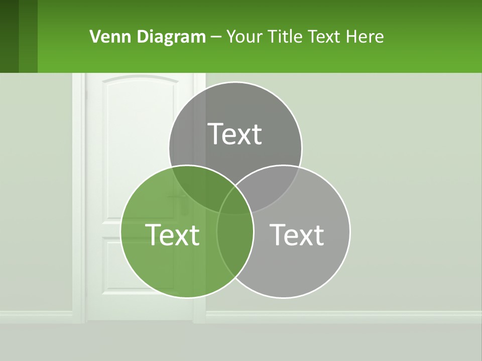 Home Gate Keyhole PowerPoint Template