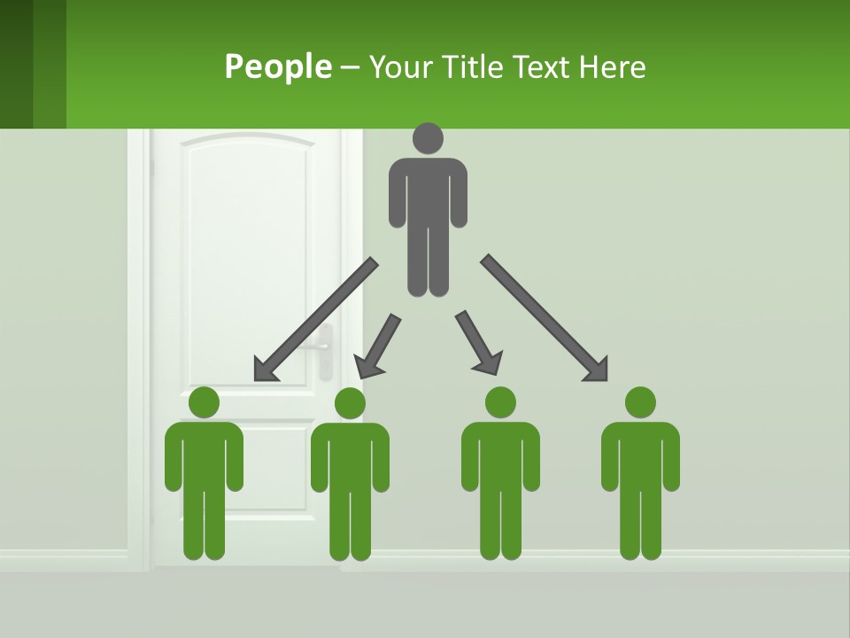 Home Gate Keyhole PowerPoint Template