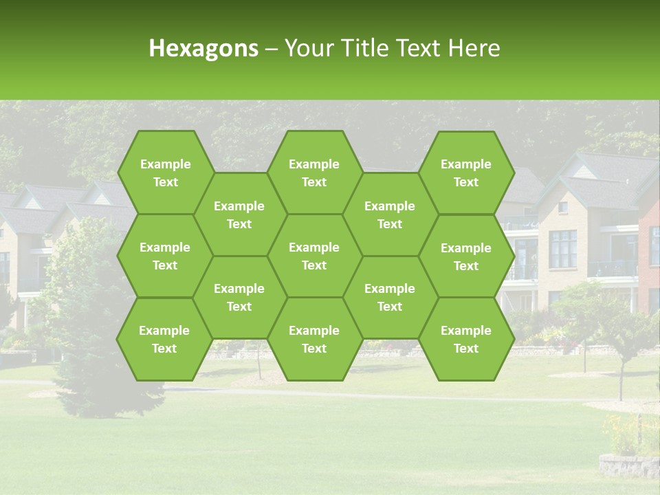 Real Outside Apartment PowerPoint Template