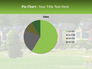 Real Outside Apartment PowerPoint Template