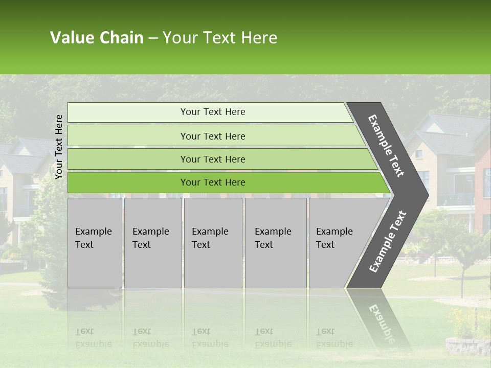 Real Outside Apartment PowerPoint Template