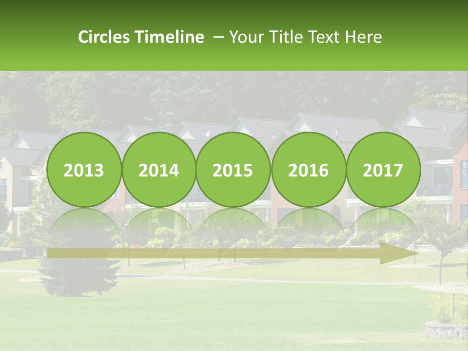 Real Outside Apartment PowerPoint Template