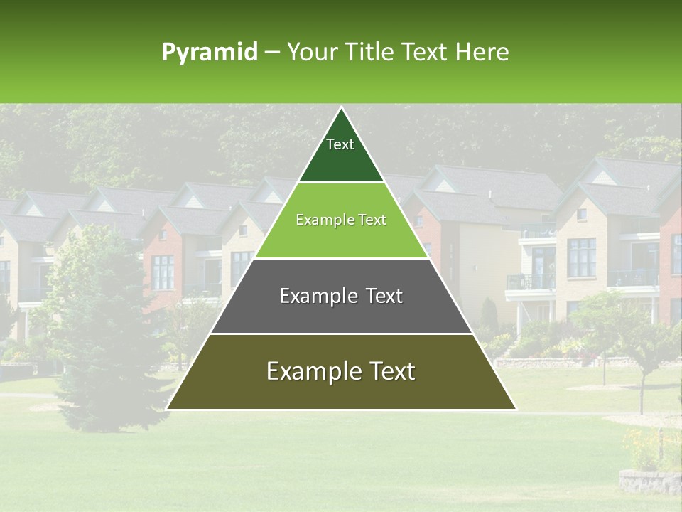 Real Outside Apartment PowerPoint Template
