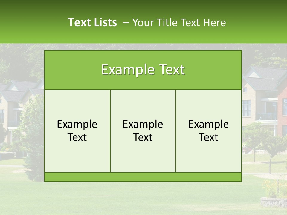 Real Outside Apartment PowerPoint Template