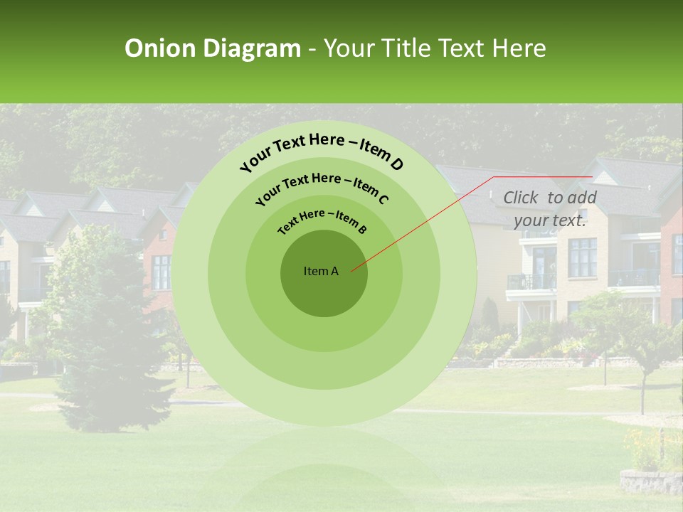 Real Outside Apartment PowerPoint Template